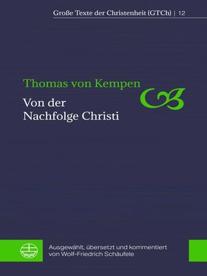 cover image of Von der Nachfolge Christi